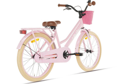 Cortego Liberty meisjesfiets Roze 22 inch + mand