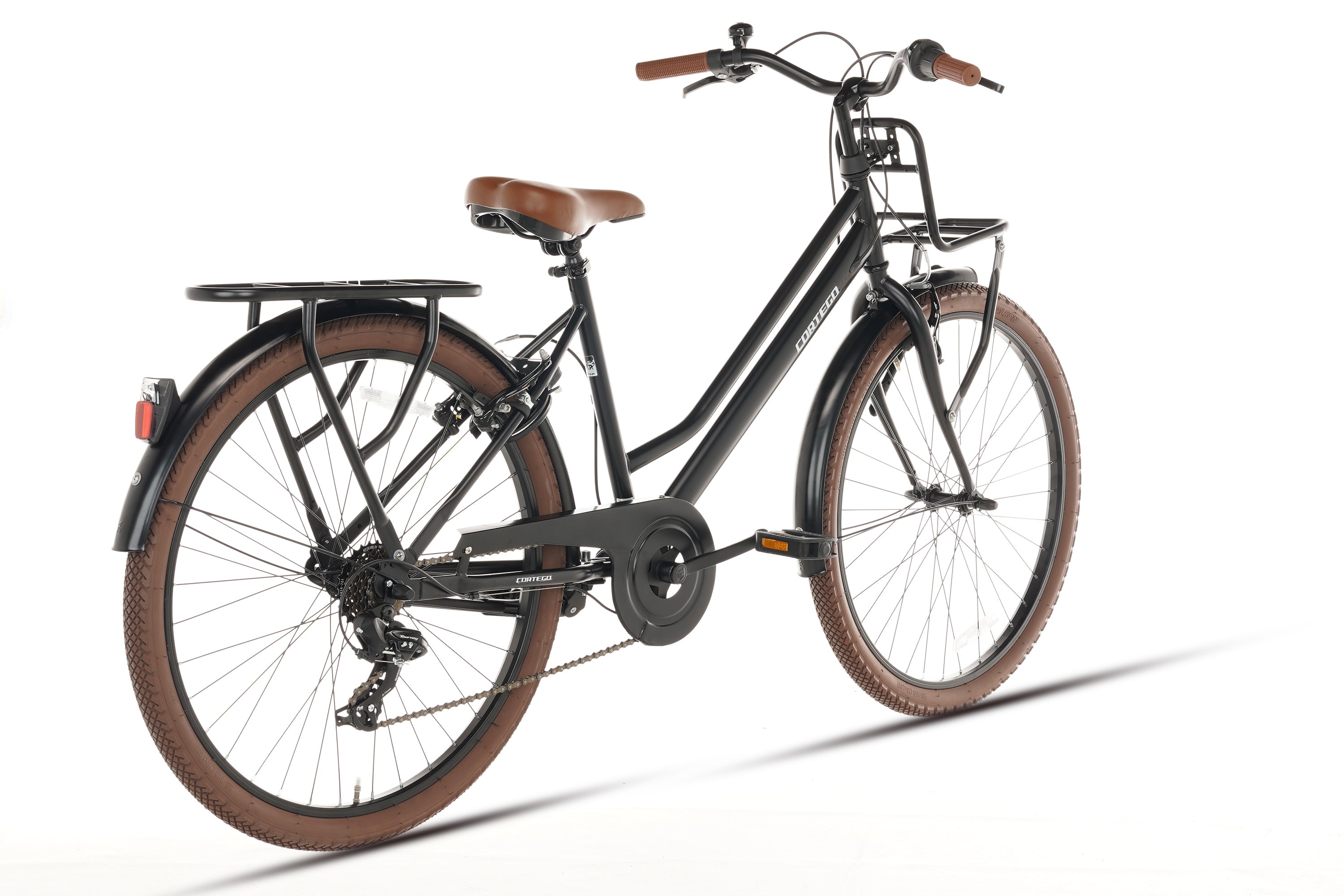 Cortego Liberty Meisjesfiets 26 inch - 7 Versnellingen - Mat-Zwart