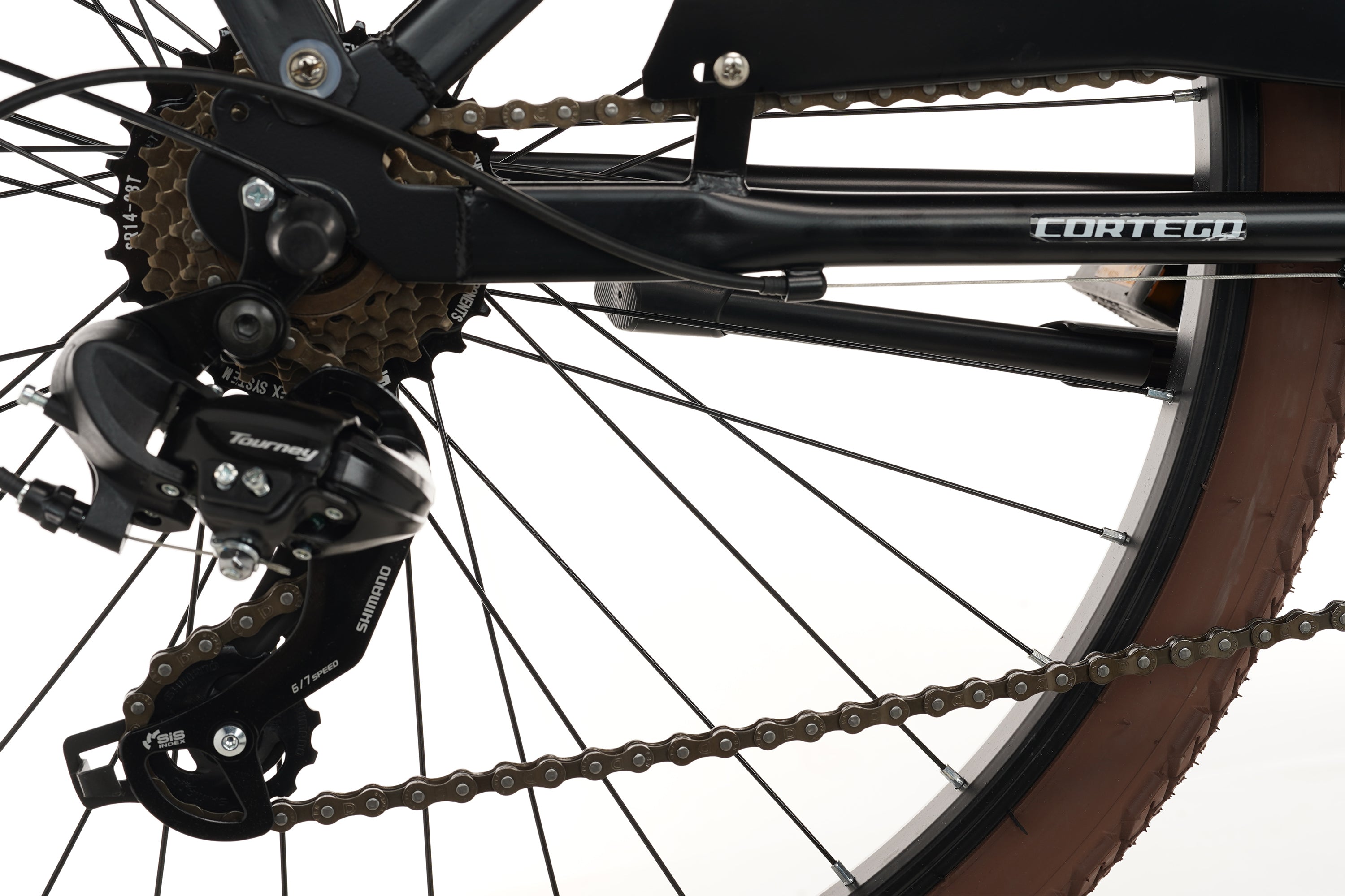 Cortego Liberty Meisjesfiets 26 inch - 7 Versnellingen - Mat-Zwart