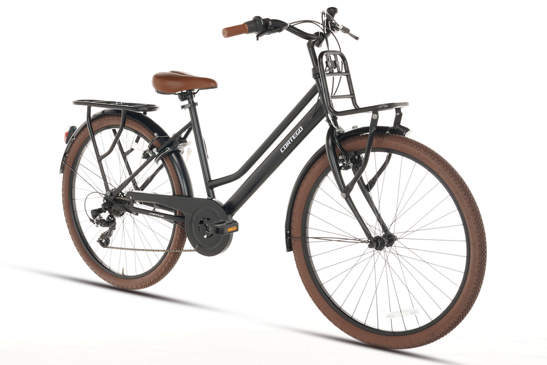 Cortego Liberty Meisjesfiets 26 inch - 7 Versnellingen - Mat-Zwart