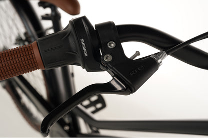 Cortego Liberty Meisjesfiets 26 inch - 7 Versnellingen - Mat-Zwart