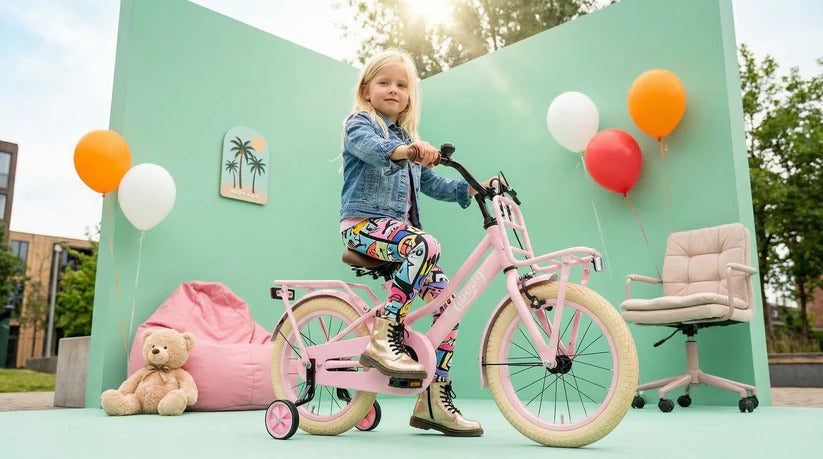 Cortego Liberty meisjesfiets Roze 16 inch