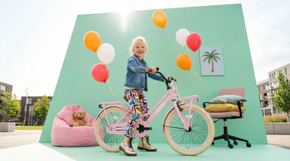 Cortego Liberty meisjesfiets Roze 22 inch