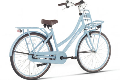 Cortego Cargo Meisjesfiets 24 inch - 3 Versnellingen - Blauw