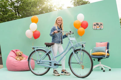 Cortego Cargo Meisjesfiets 24 inch - 3 Versnellingen - Blauw