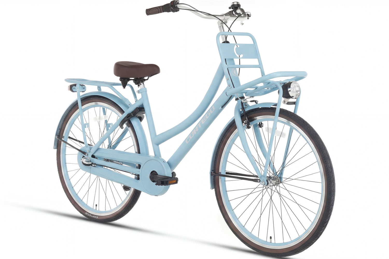 Cortego Cargo Meisjesfiets 24 inch - 3 Versnellingen - Blauw