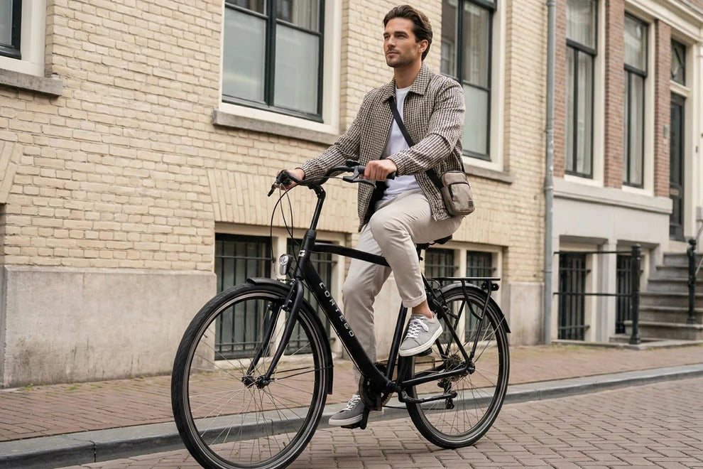 Cortego Premium Herenfiets 7 Versnellingen Mat-Zwart
