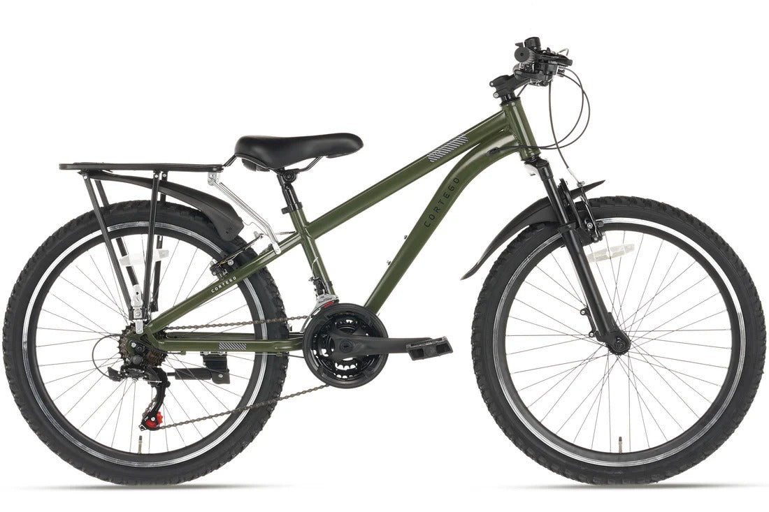Cortego Ranger Plus Jongensfiets 26 inch Army Green - 21 Versnellingen