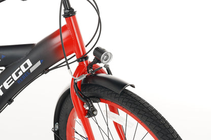 Cortego Rebel Jongensfiets 22 Inch Rood - 6 Versnellingen