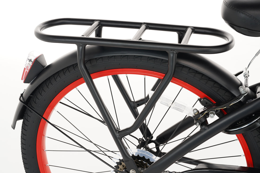 Cortego Rebel Jongensfiets 22 Inch Rood - 6 Versnellingen