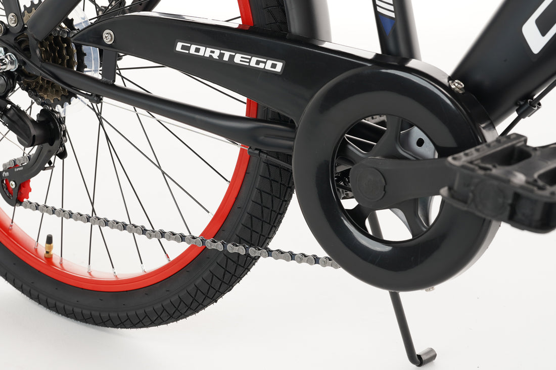 Cortego Rebel Jongensfiets 22 Inch Rood - 6 Versnellingen