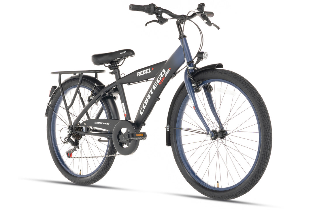 Cortego Rebel Jongensfiets 22 Inch Blauw - 6 Versnellingen