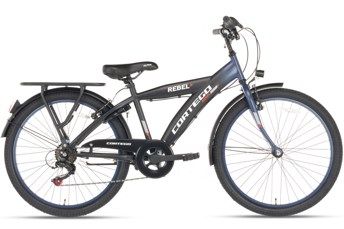 Cortego Rebel Jongensfiets 22 Inch Blauw - 6 Versnellingen