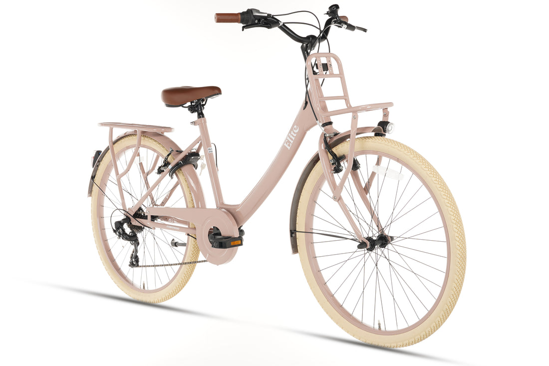 Cortego Elite Meisjesfiets 24 inch - 7 Versnellingen - Zalm