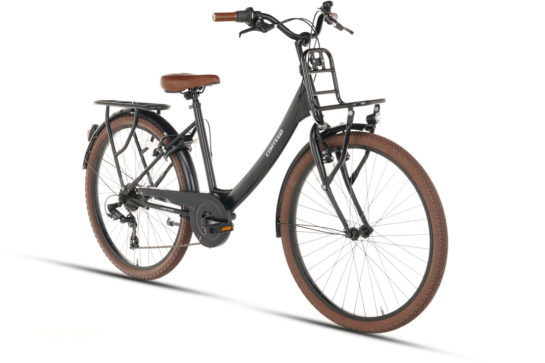 Cortego Elite Meisjesfiets 26 inch - 7 Versnellingen - Mat-Zwart