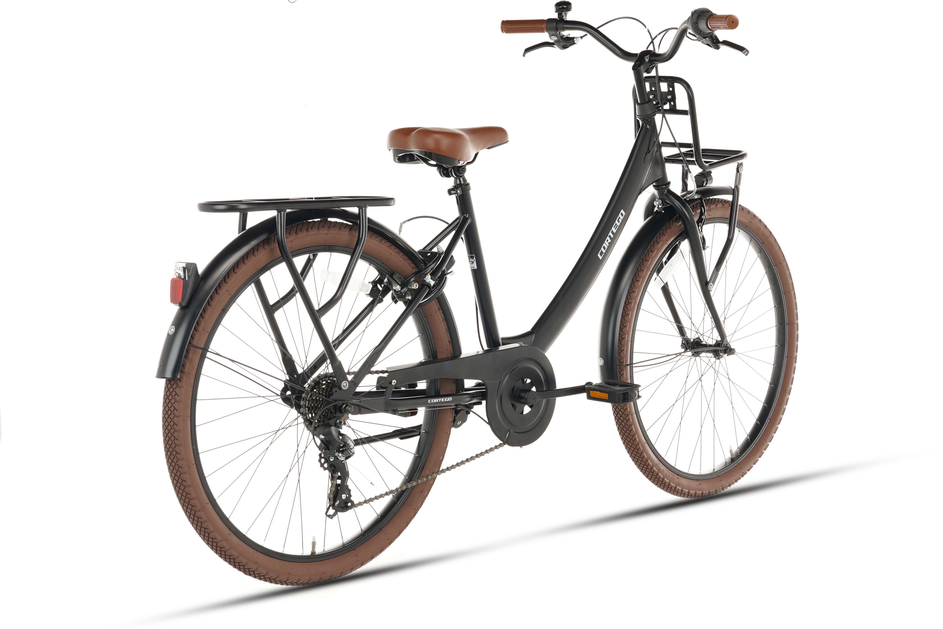 Cortego Elite Meisjesfiets 26 inch - 7 Versnellingen - Mat-Zwart