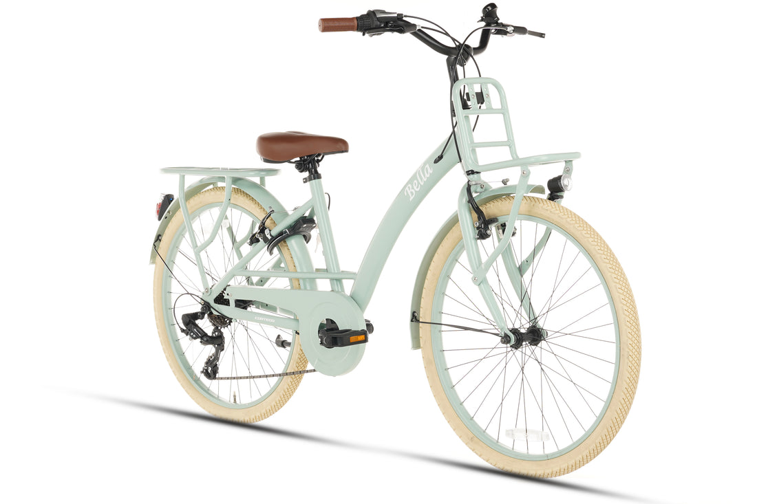 Cortego Bella Meisjesfiets 24 inch - 7 Versnellingen - Groen