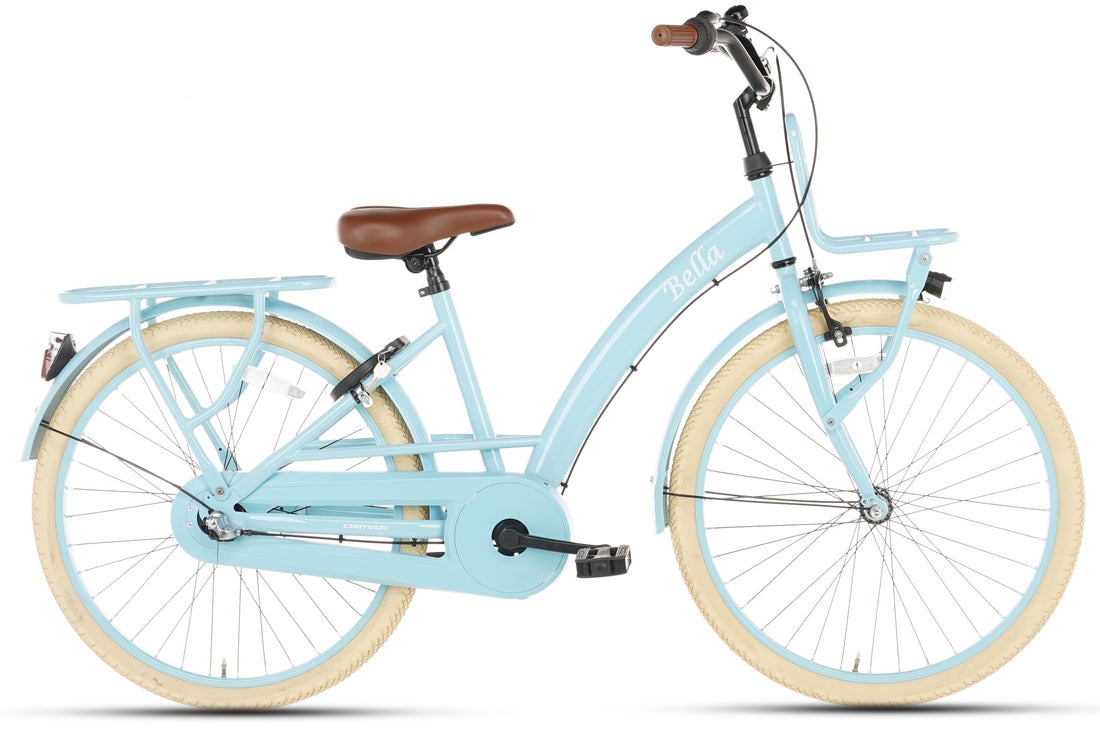 Cortego Bella Meisjesfiets 24 inch 3 Versnellingen - Blauw