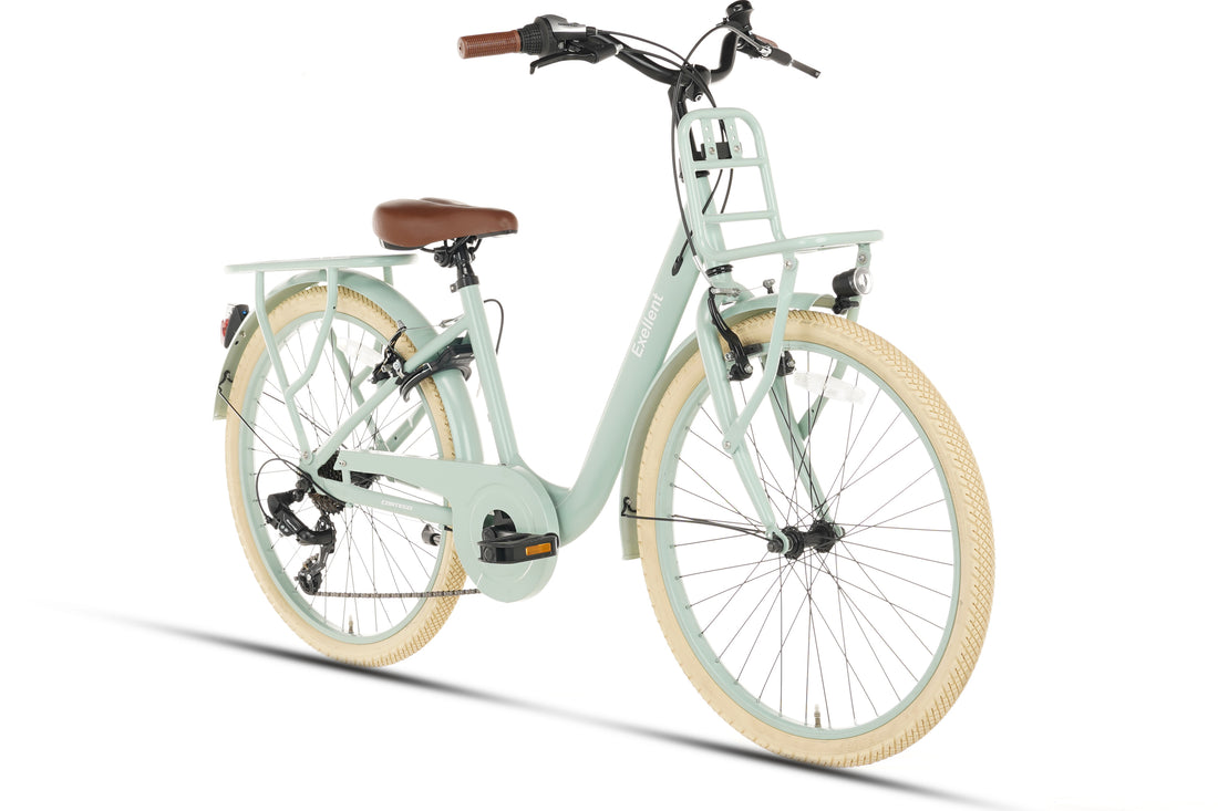 Cortego Excellent Meisjesfiets 24 inch - 7 Versnellingen - Groen