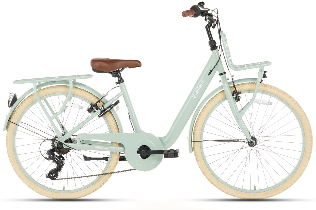 Cortego Excellent Meisjesfiets 24 inch - 7 Versnellingen - Groen