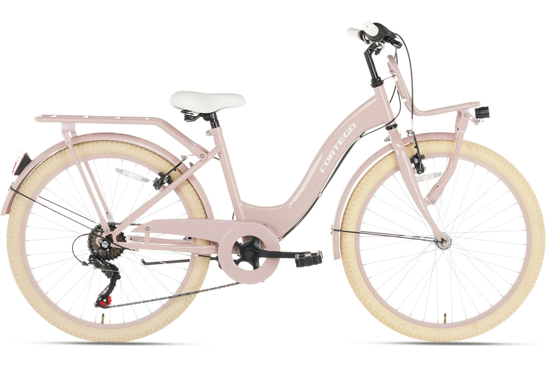 Cortego Flora Meisjesfiets 24 inch - 6 Versnellingen - Roze