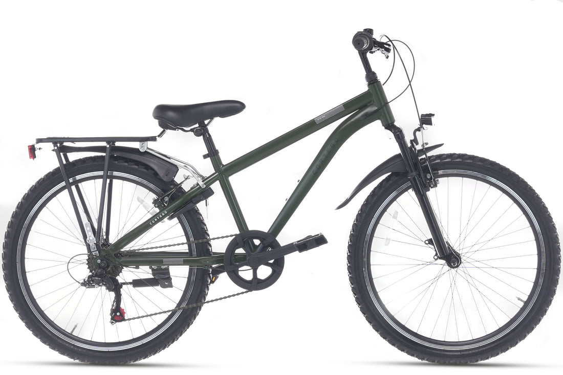 Cortego Ranger Plus 7-speed Jongensfiets 26 inch Army Green