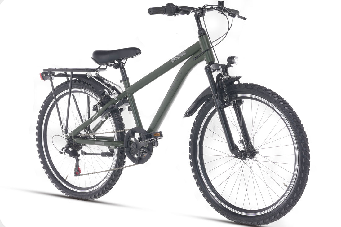 Cortego Ranger Plus 7-speed Jongensfiets 26 inch Army Green