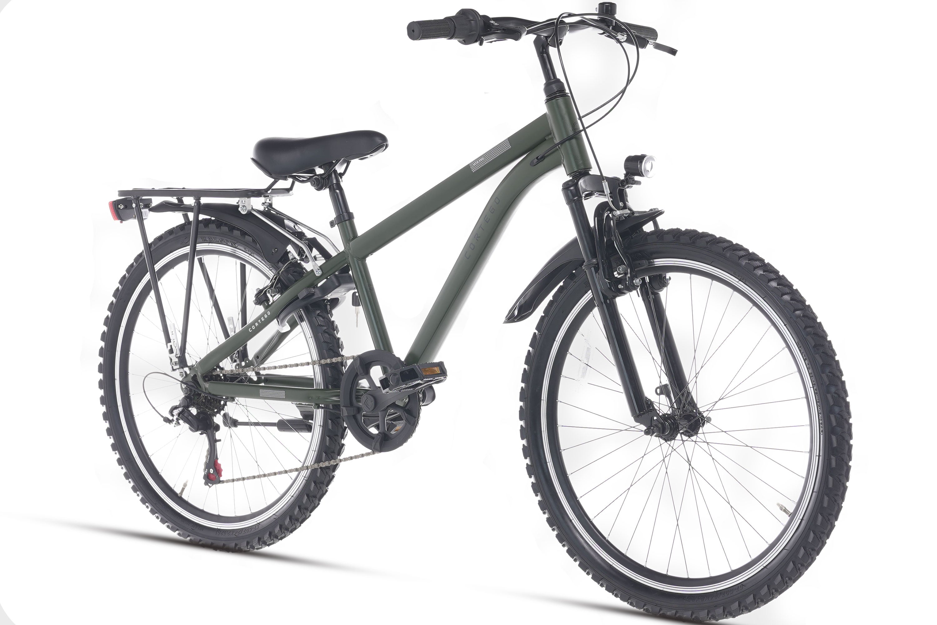 Cortego Ranger Plus 7-speed Jongensfiets 26 inch Army Green