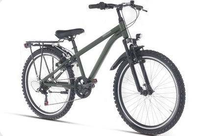 Cortego Ranger Plus 7-speed Jongensfiets 26 inch Army Green