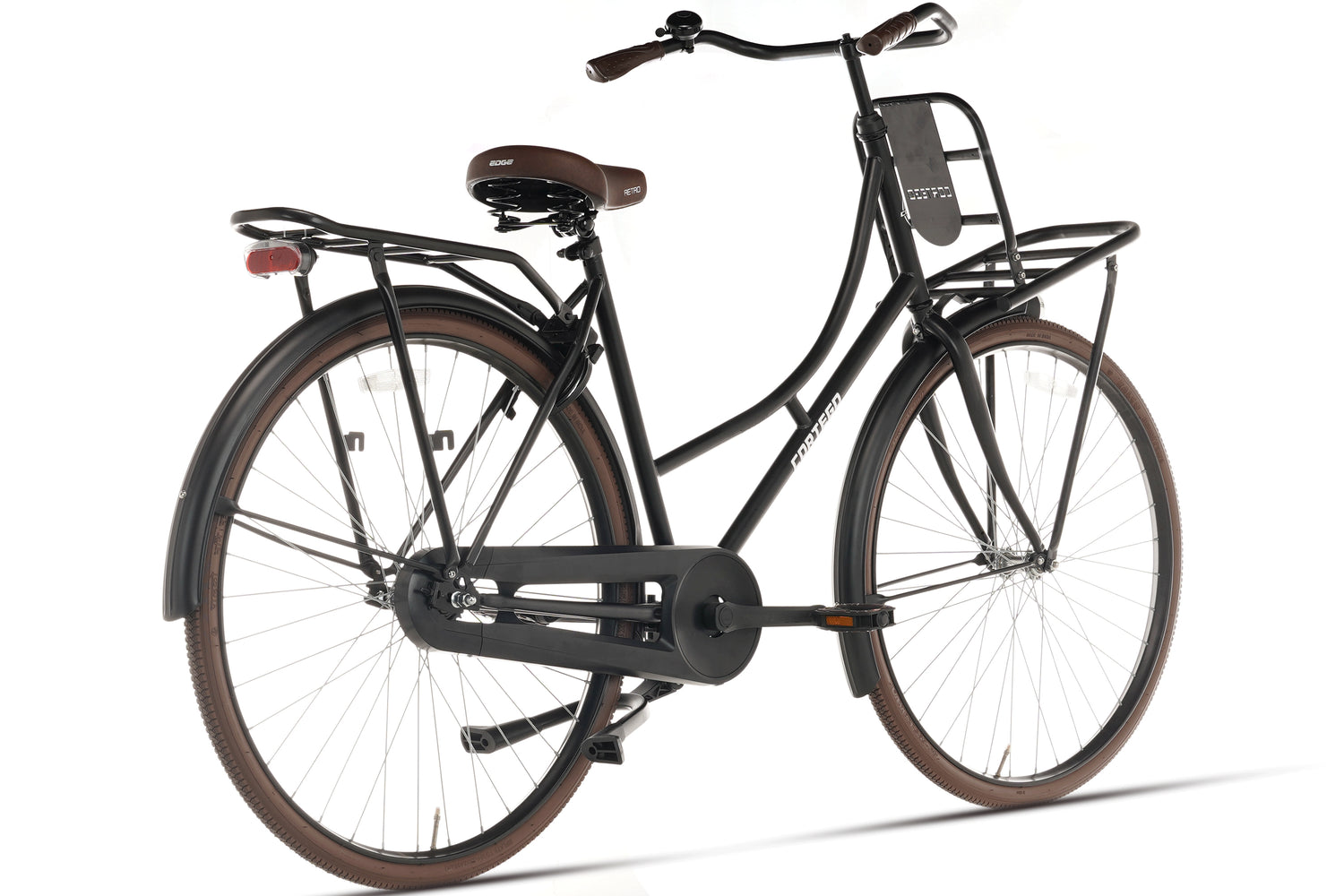 Cortego Omafiets Plus Deluxe Mat-zwart 28 Inch