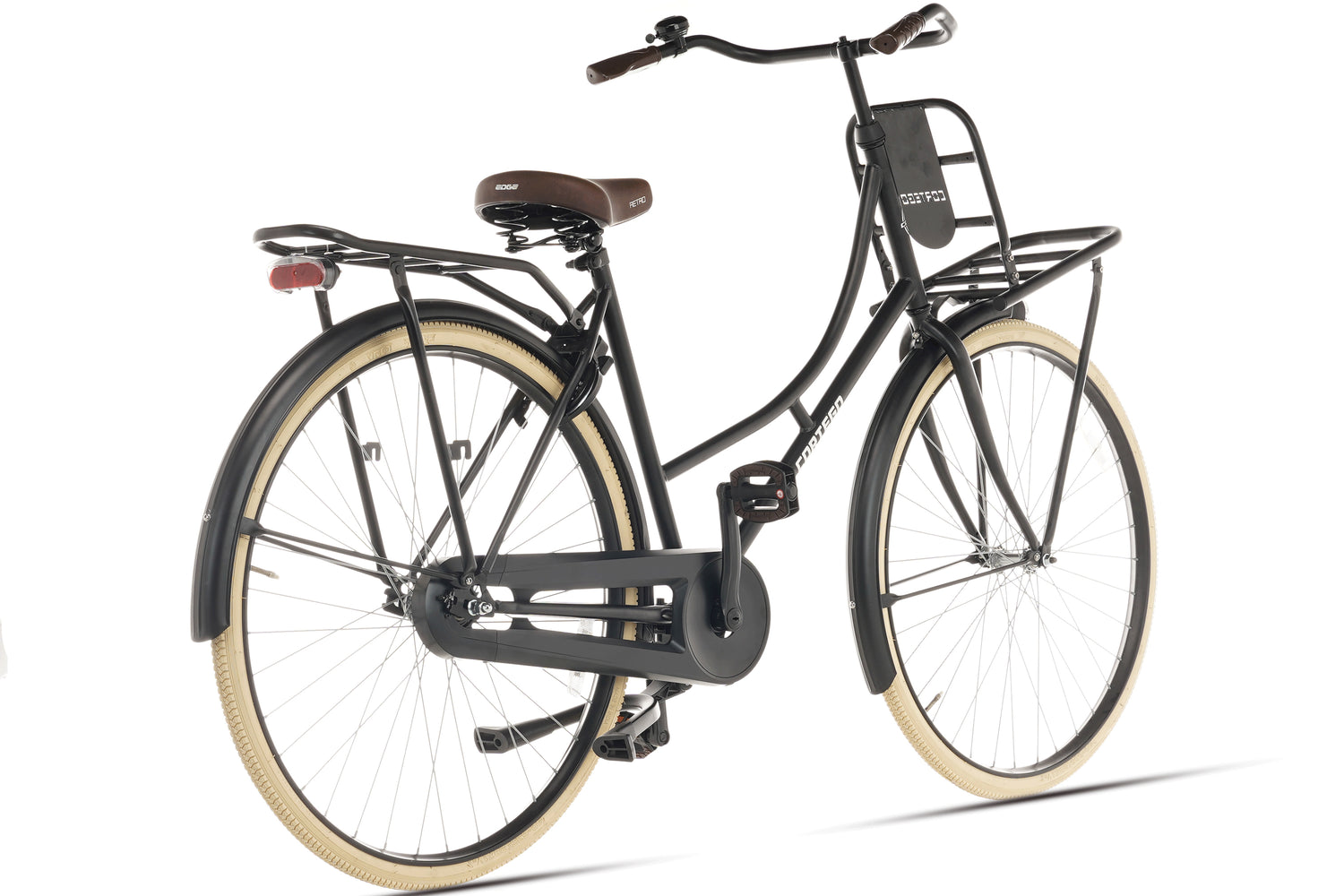 Cortego Omafiets Deluxe Plus Mat-zwart 28 Inch