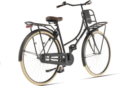 Cortego Omafiets Deluxe Plus Mat-zwart 28 Inch