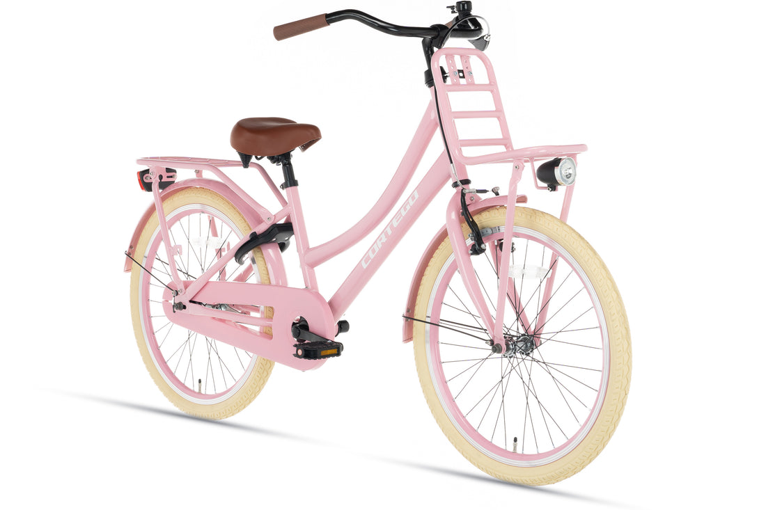 Cortego Transporter Meisjesfiets 22 inch Roze
