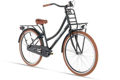 Cortego Transporter Meisjesfiets 26 inch Mat-Zwart