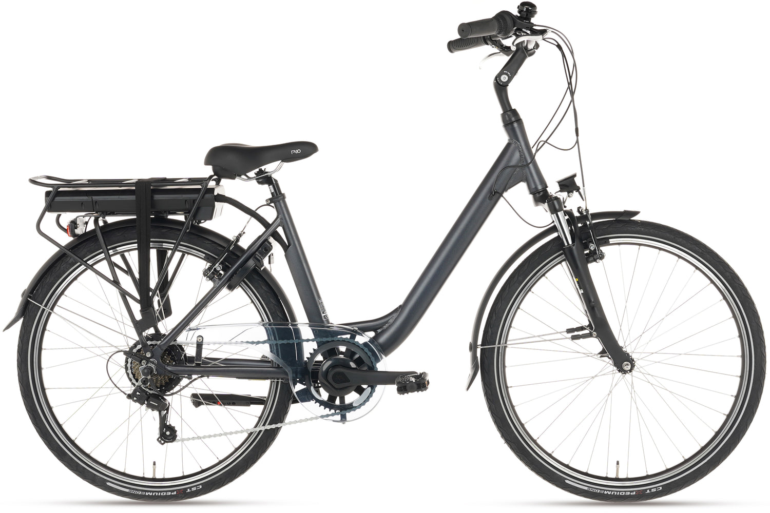 Elektrische Damesfiets City D7 Black