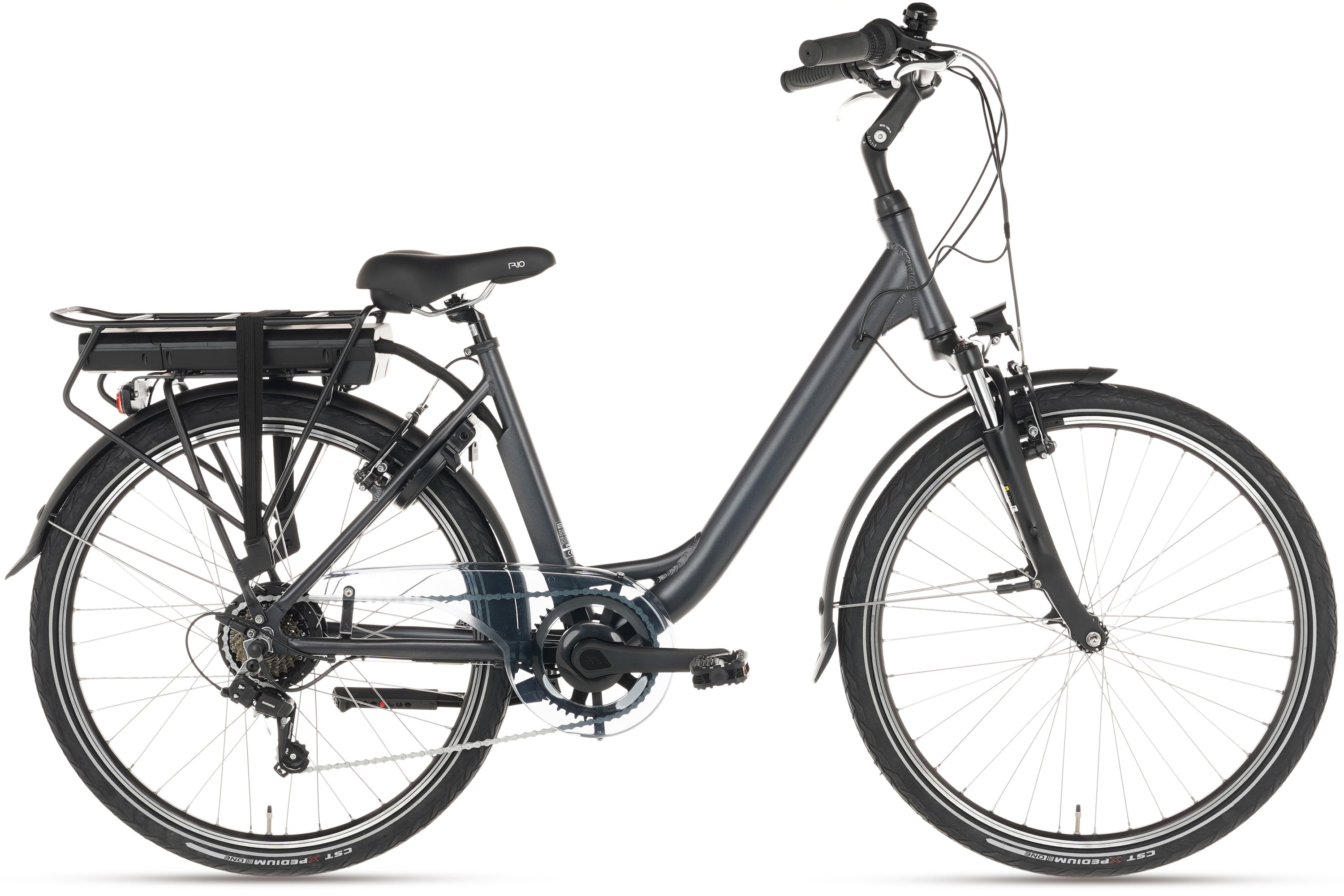 Elektrische Damesfiets City D7 Black