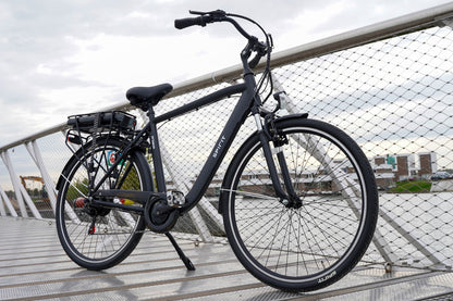 Spirit Premium D7 Elektrische Herenfiets Mat-zwart