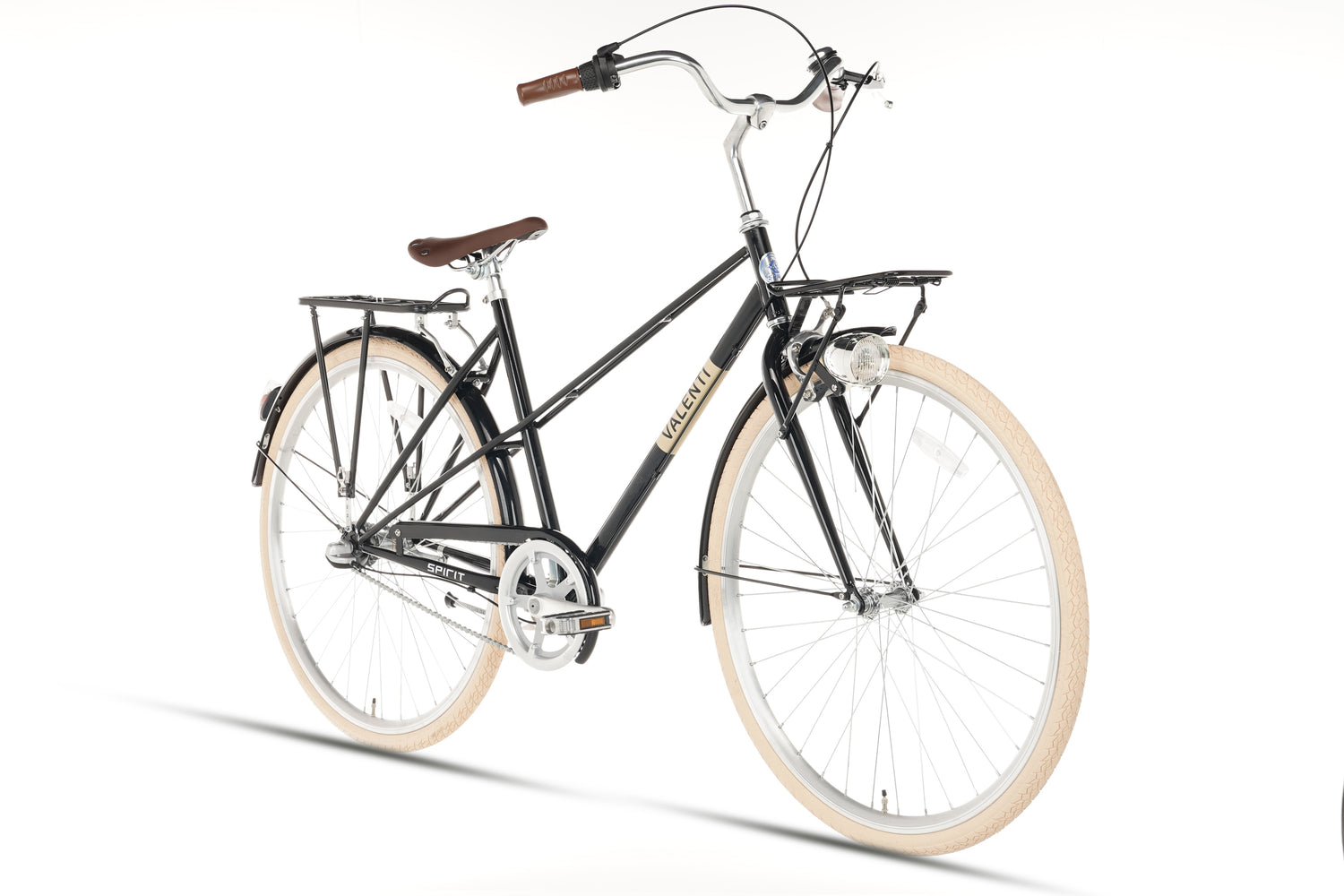 Spirit Valenti N3 Damesfiets Zwart plus