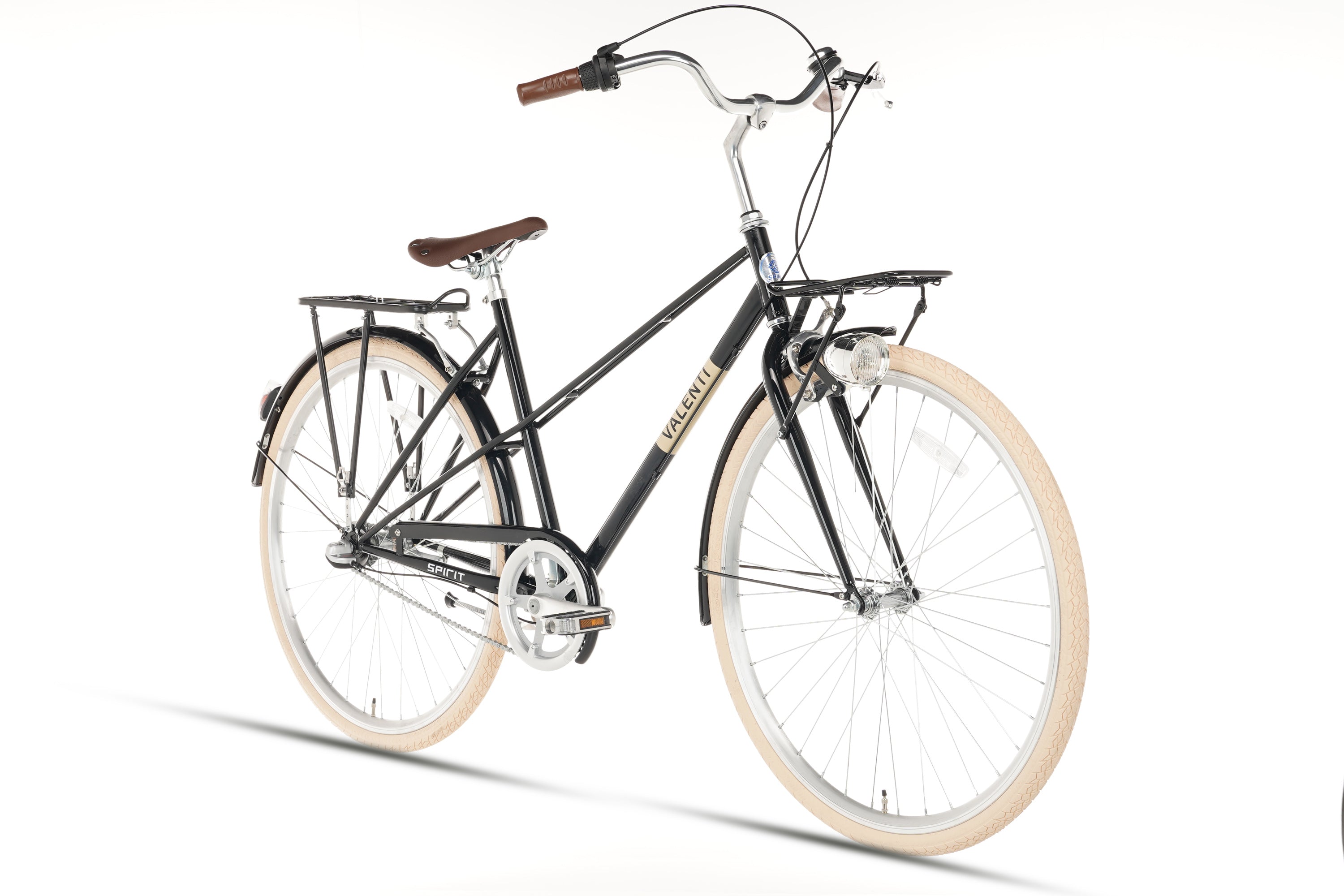 Spirit Valenti N3 Damesfiets Zwart plus