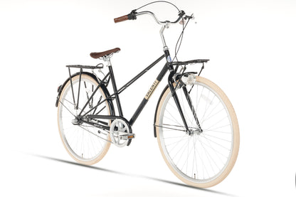 Spirit Valenti N3 Damesfiets Zwart plus