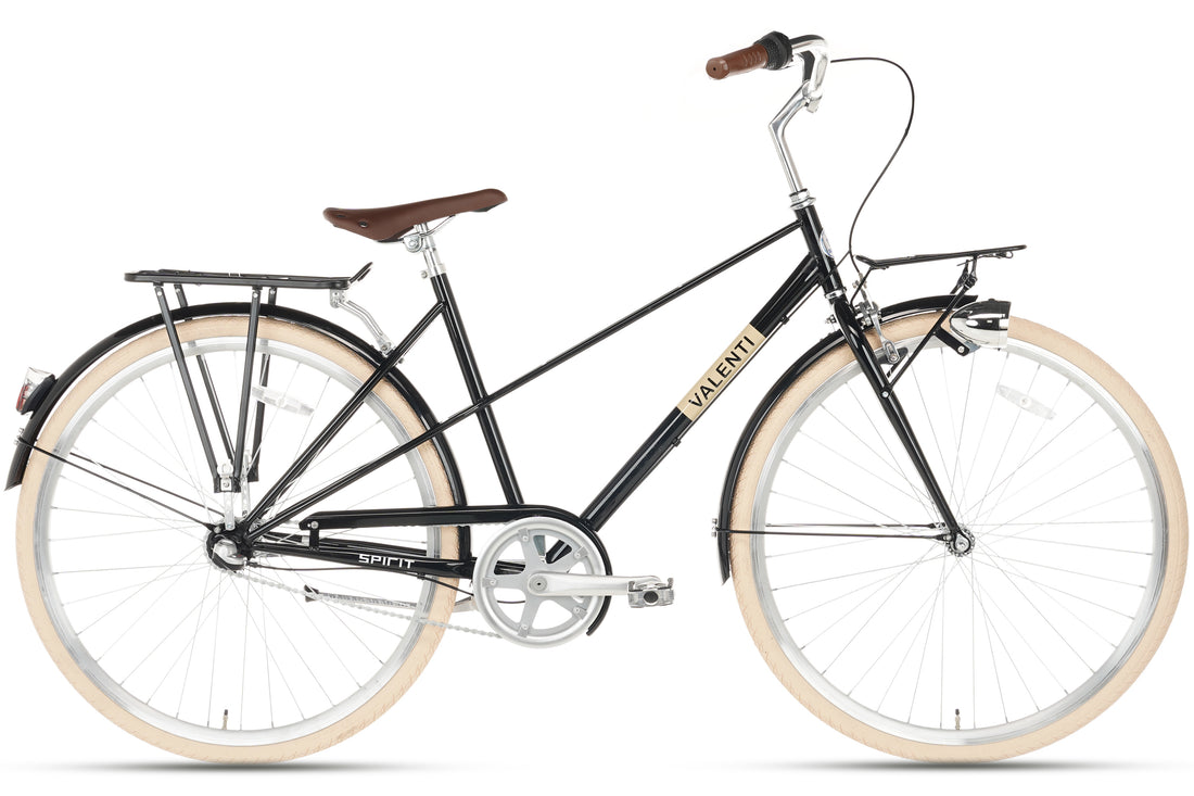Spirit Valenti N3 Damesfiets Zwart plus