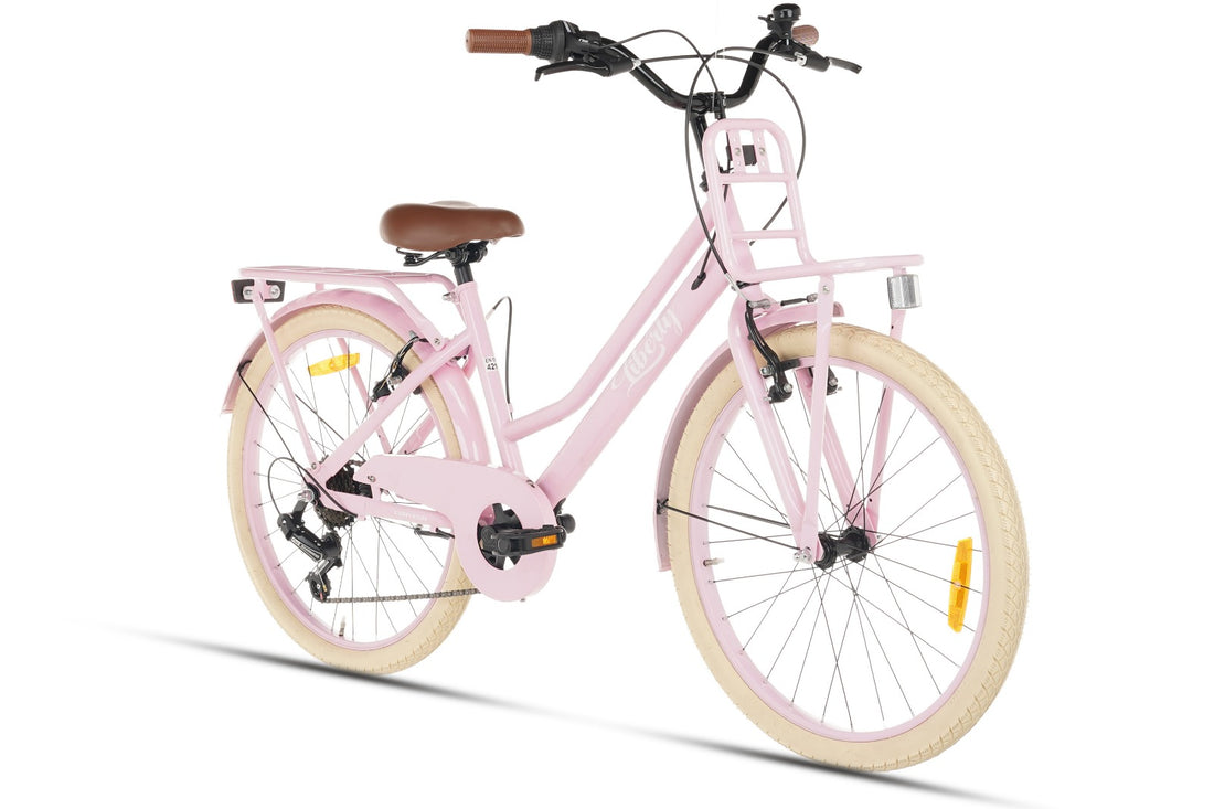 Cortego Liberty Meisjesfiets 22 inch - 7 Versnellingen - Roze