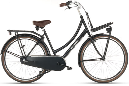 Cortego Cargo N3 Transportfiets Mat-Zwart - 3 Versnellingen