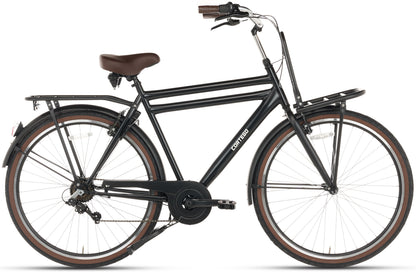 Cortego Transporter Herenfiets 7 Versnellingen Mat-Zwart