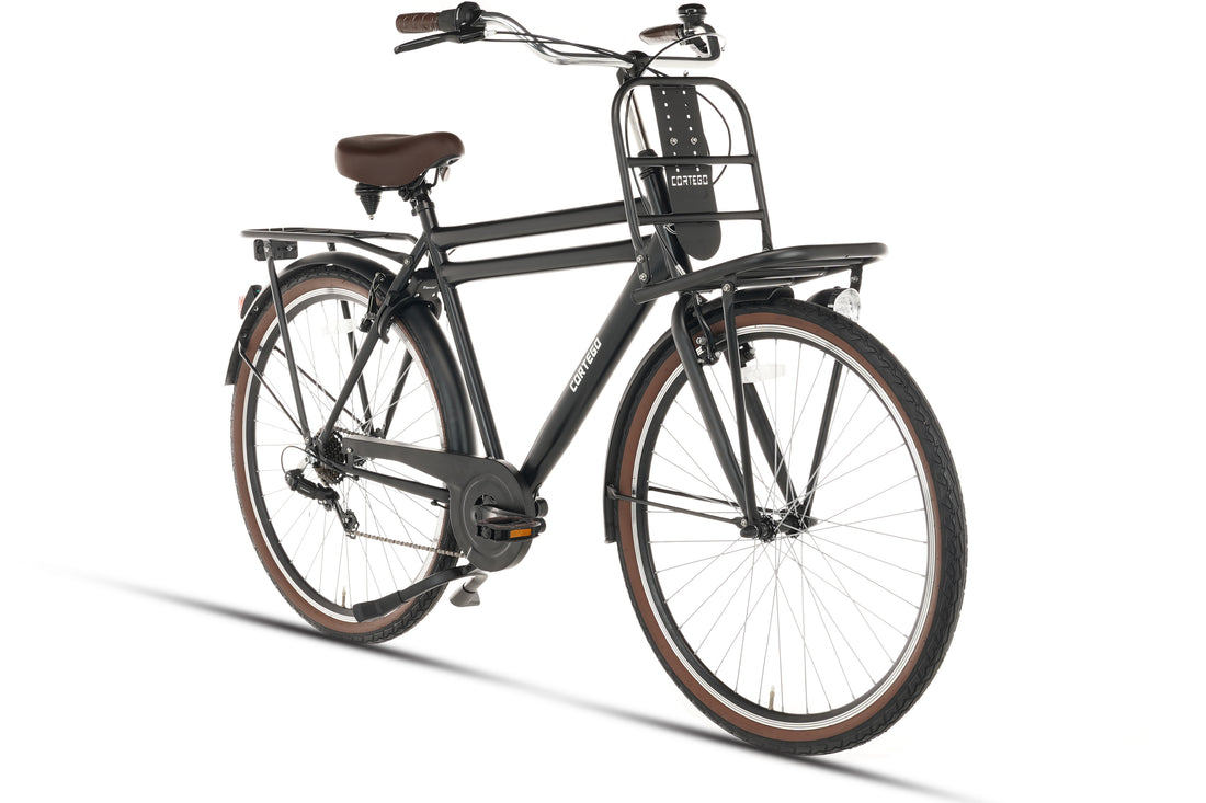 Cortego Transporter Herenfiets 7 Versnellingen Mat-Zwart