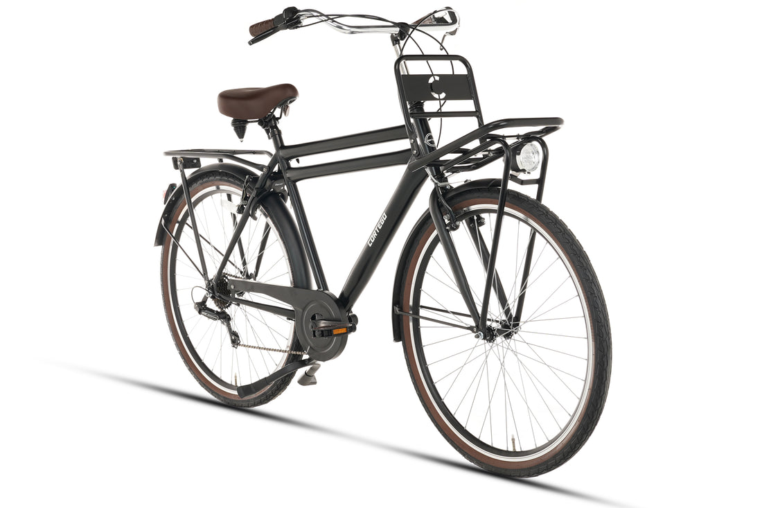 Cortego Transporter Herenfiets 7 Versnellingen Mat-Zwart