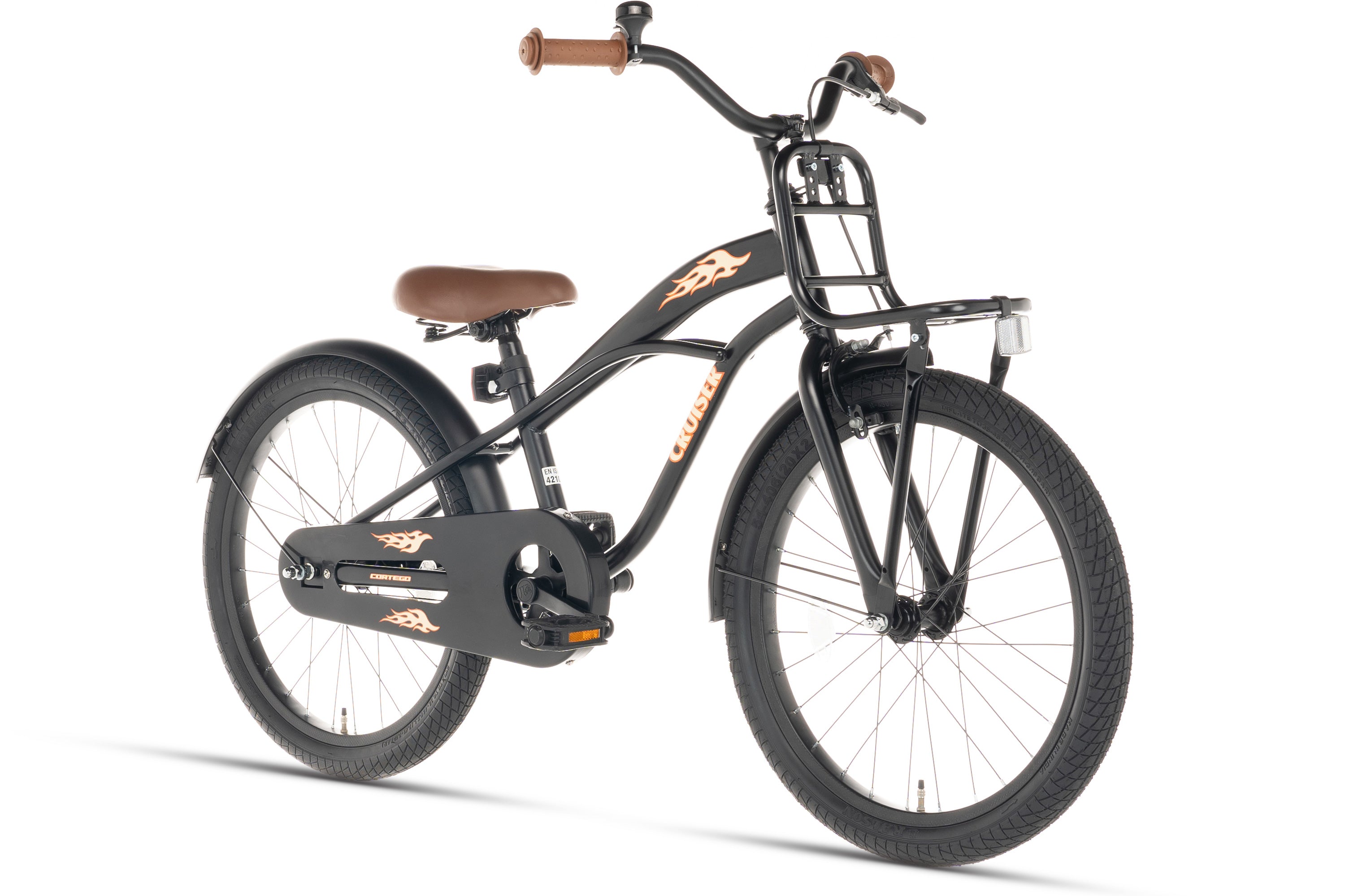 Cortego Cruiser Plus Jongensfiets Zwart 20 Inch