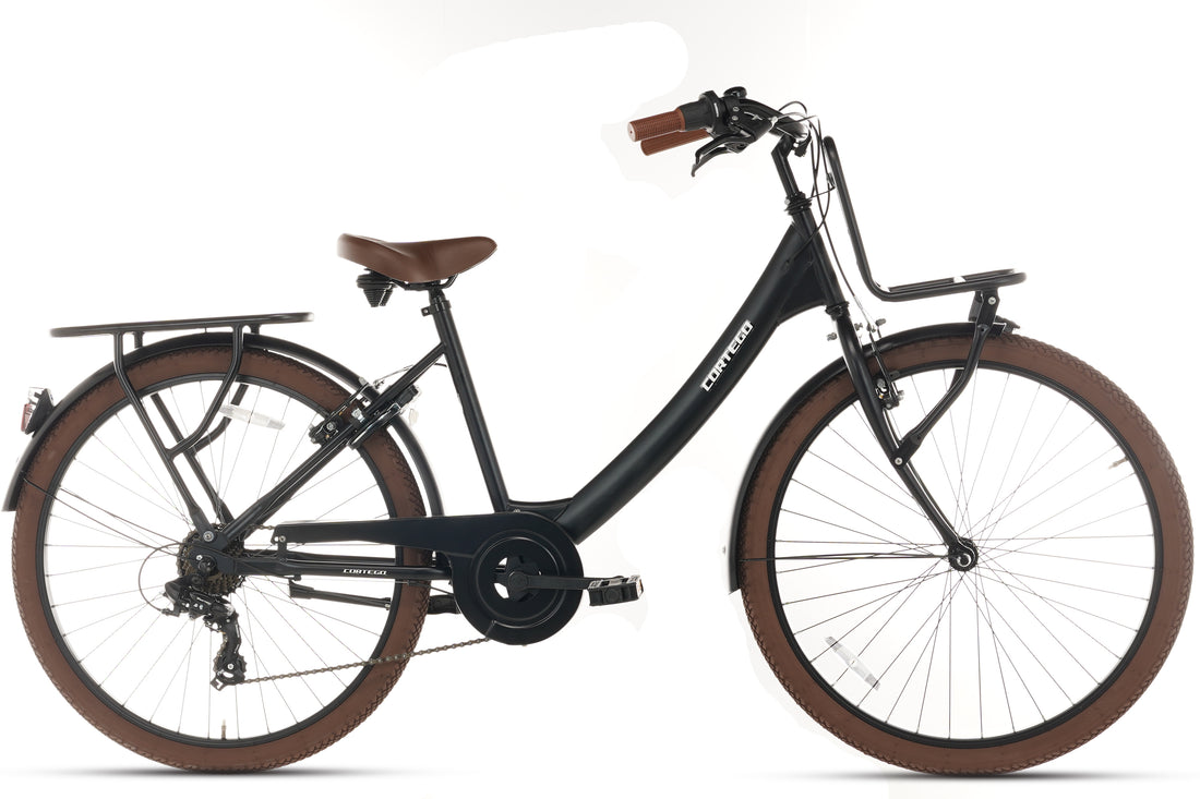 Cortego Elite Meisjesfiets 26 inch - 7 Versnellingen - Mat-Zwart