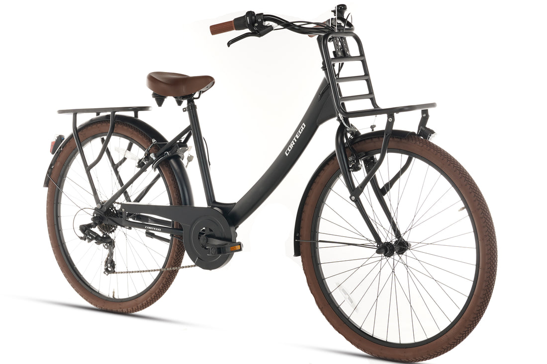 Cortego Elite Meisjesfiets 26 inch - 7 Versnellingen - Mat-Zwart