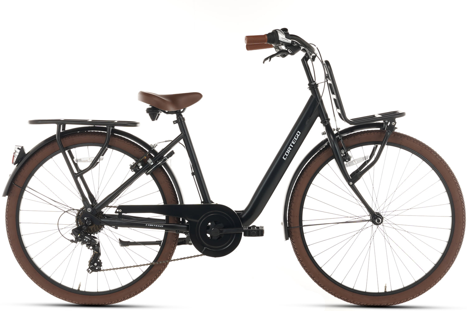 Cortego Excellent Meisjesfiets 26 inch - 7 Versnellingen - Mat-Zwart